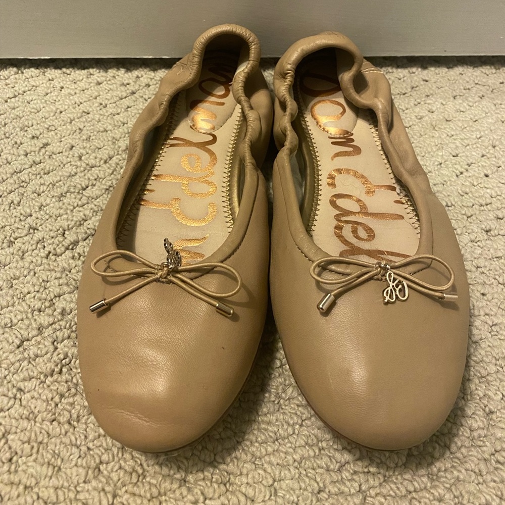 Sam Edelman | Size 8 1/2 | Soft Beige Flats